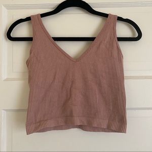 Free People Ribbed Crop Top